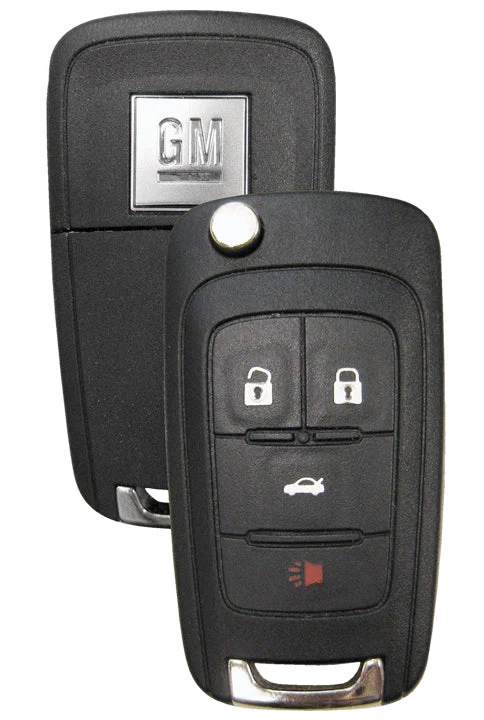 4-Button Flip Remote Head Key w/ GM Logo | GM | 5913396