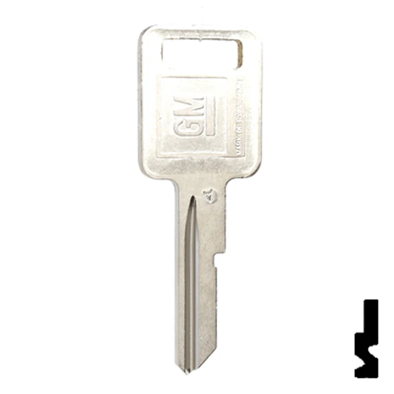 Uncut key Blank | GM | B48, P1098A - Image 3