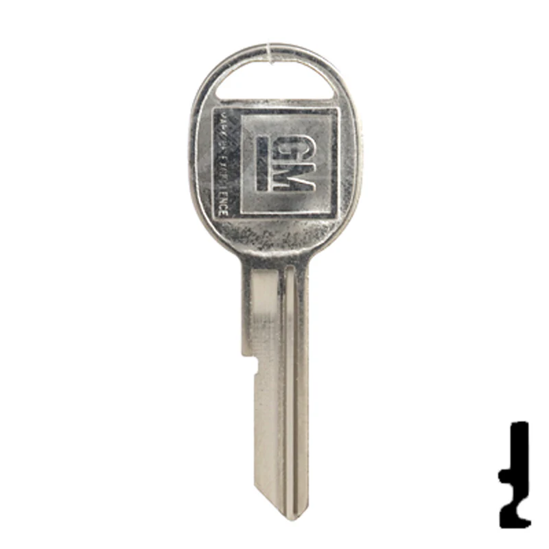 Uncut Key Blank | GM | B49, S10988