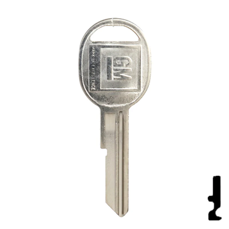 Uncut Key Blank | GM | B49, S10988 - Image 2