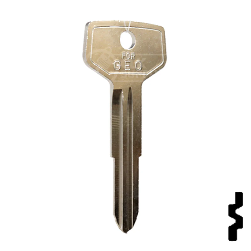 Uncut Key Blank | GM, Geo | B72-NP, X192 - Image 4