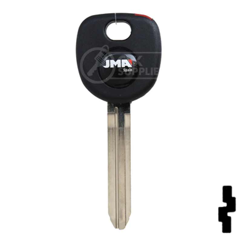 Uncut Plastic Head Key Blank | GM, Isuzu | TP08ISU-3D-P2