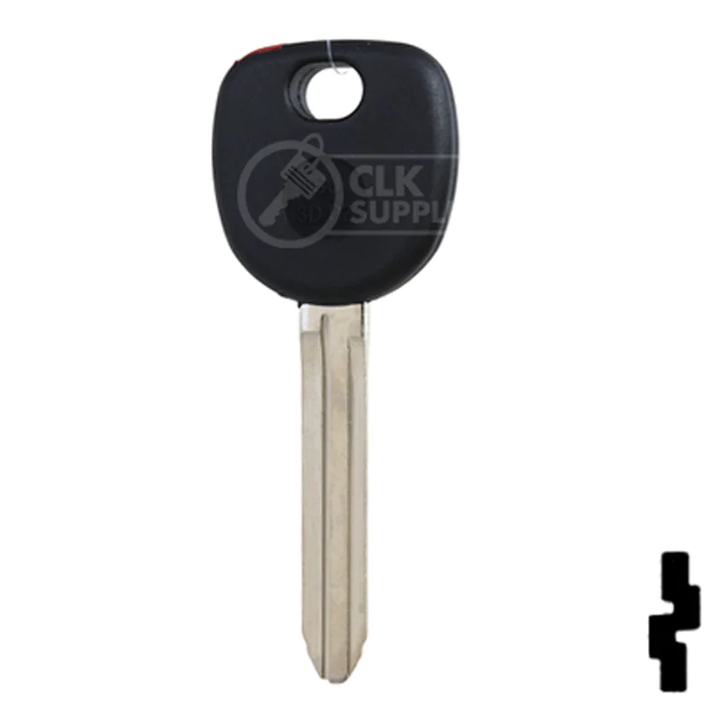 Uncut Plastic Head Key Blank | GM, Isuzu | TP08ISU-3D-P2 - Image 12