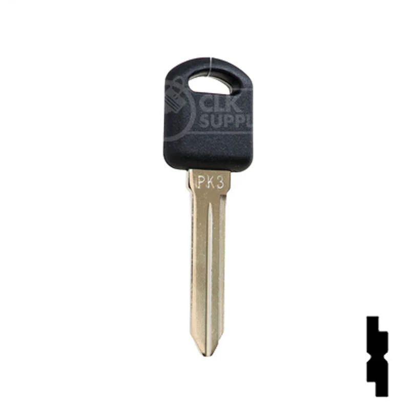 Uncut Transponder Key Blank | GM | B97-PT, 690552 - Image 3