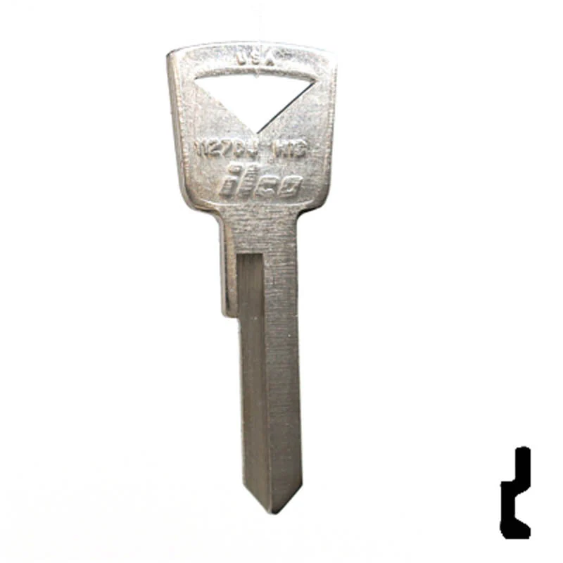 Uncut Key Blank | Ford | H18, 1127DU - Image 2