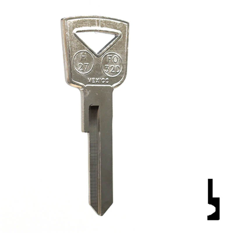 Uncut Key Blank | Ford | H27, 1127DP - Image 15