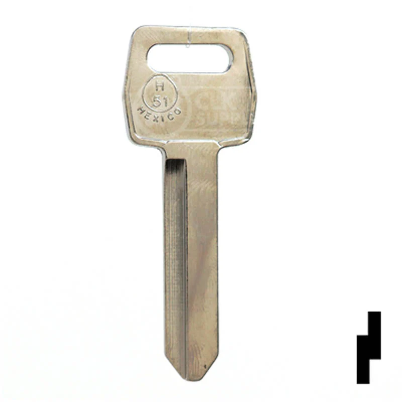 Uncut Key Blank | Ford | H51, 1167FD - Image 2