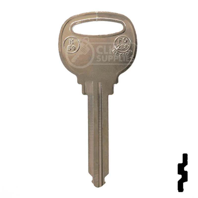 Uncut Key Blank | Ford | H59, X202 - Image 12