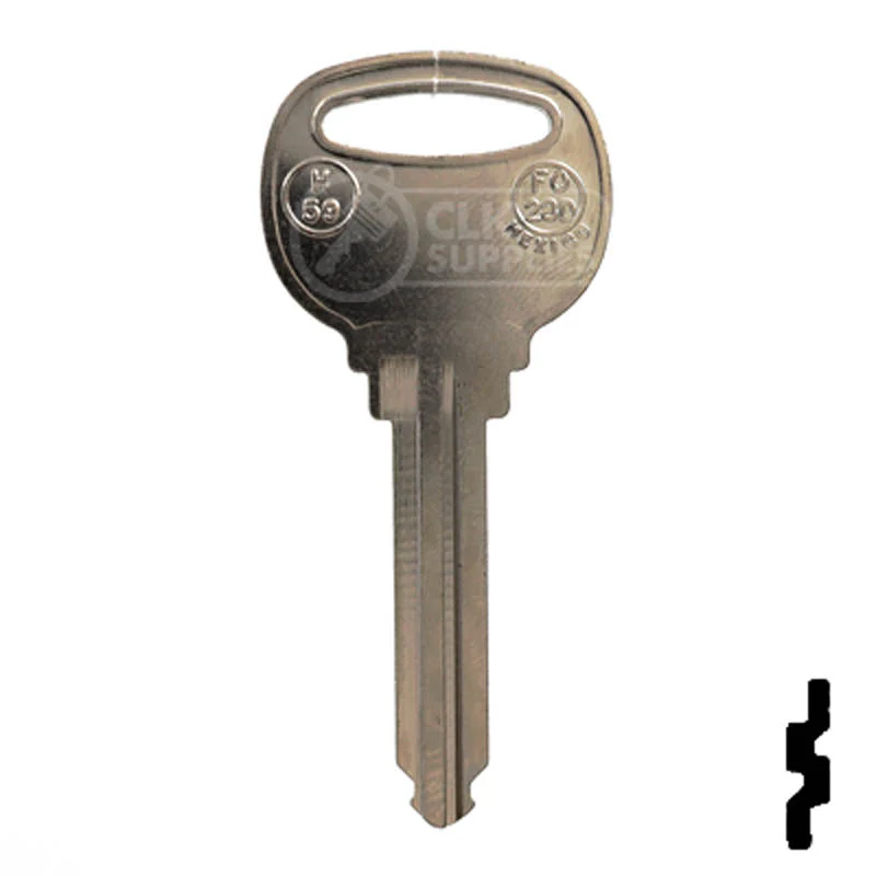 Uncut Key Blank | Ford | H59, X202 - Image 13