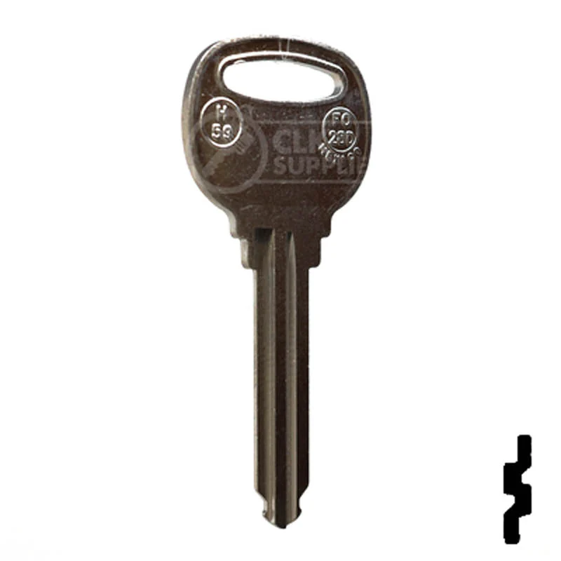 Uncut Key Blank | Ford | H59, X202 - Image 15