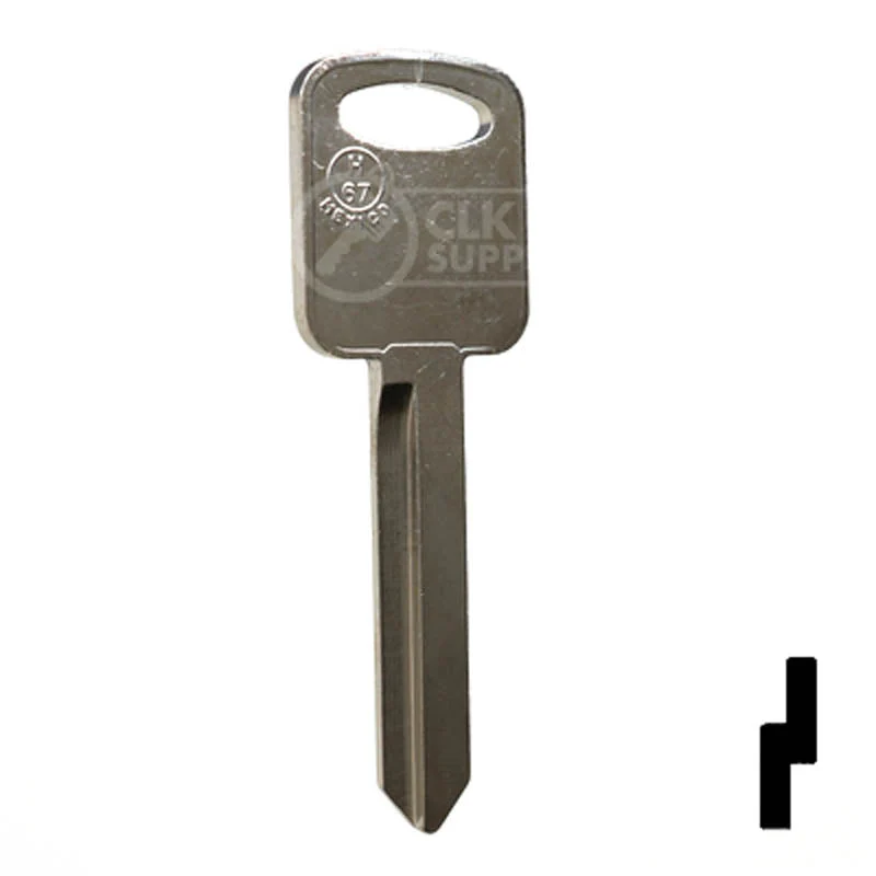 Uncut Key Blank |  Ford | H67, 1193FD - Image 2