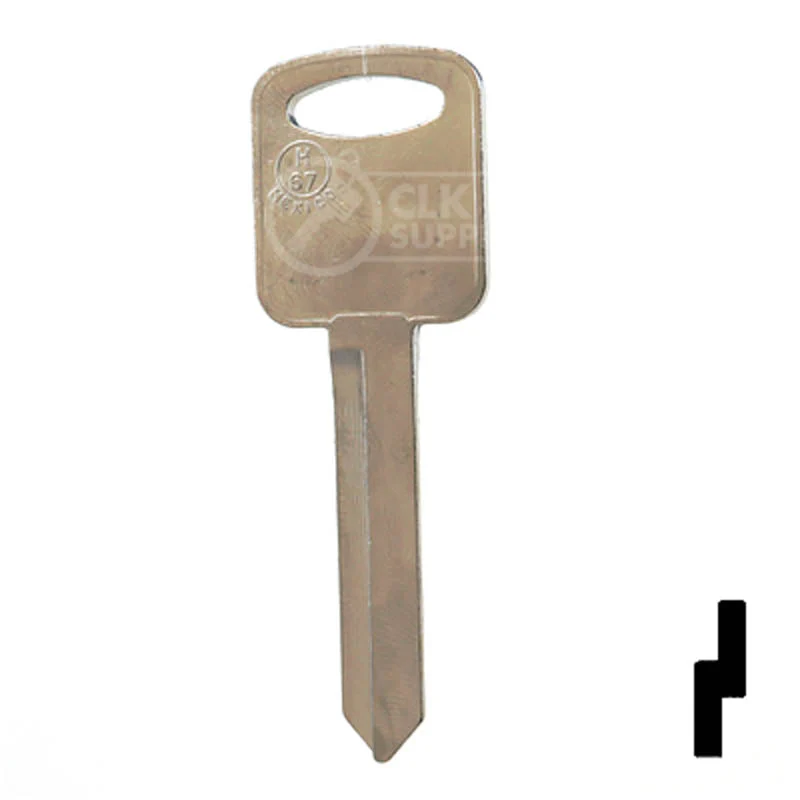 Uncut Key Blank |  Ford | H67, 1193FD - Image 23