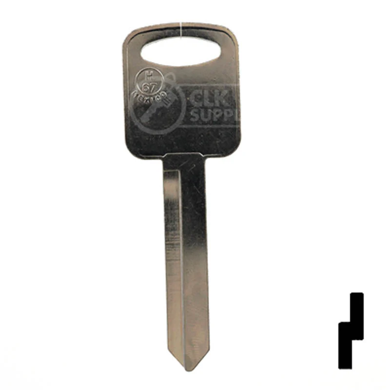 Uncut Key Blank |  Ford | H67, 1193FD - Image 24