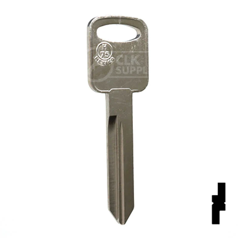 Uncut Key Blank | Ford | H75, 1196FD - Image 3