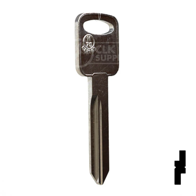 Uncut Key Blank | Ford | H75, 1196FD - Image 4