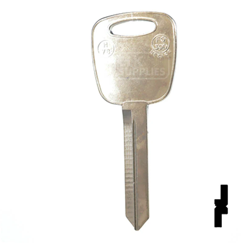 Uncut Key Blank | Ford | H78, 1196CM - Image 11