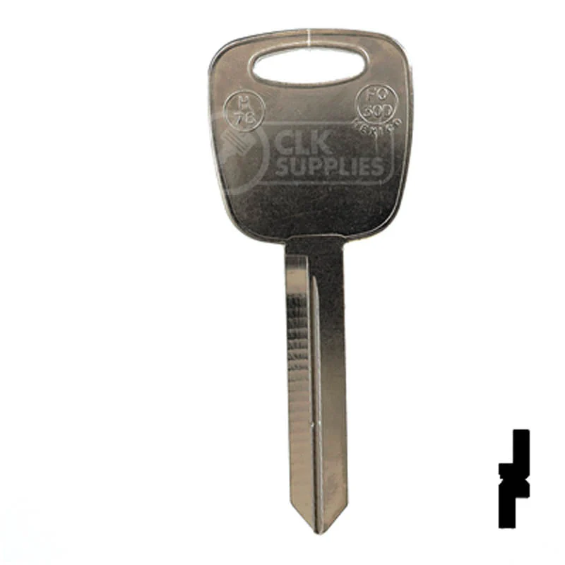 Uncut Key Blank | Ford | H78, 1196CM - Image 12