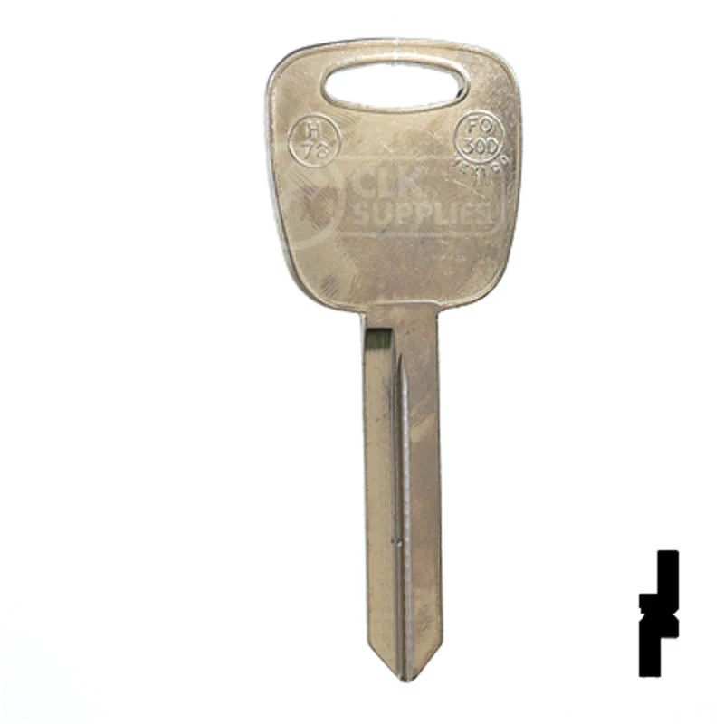 Uncut Key Blank | Ford | H78, 1196CM - Image 13