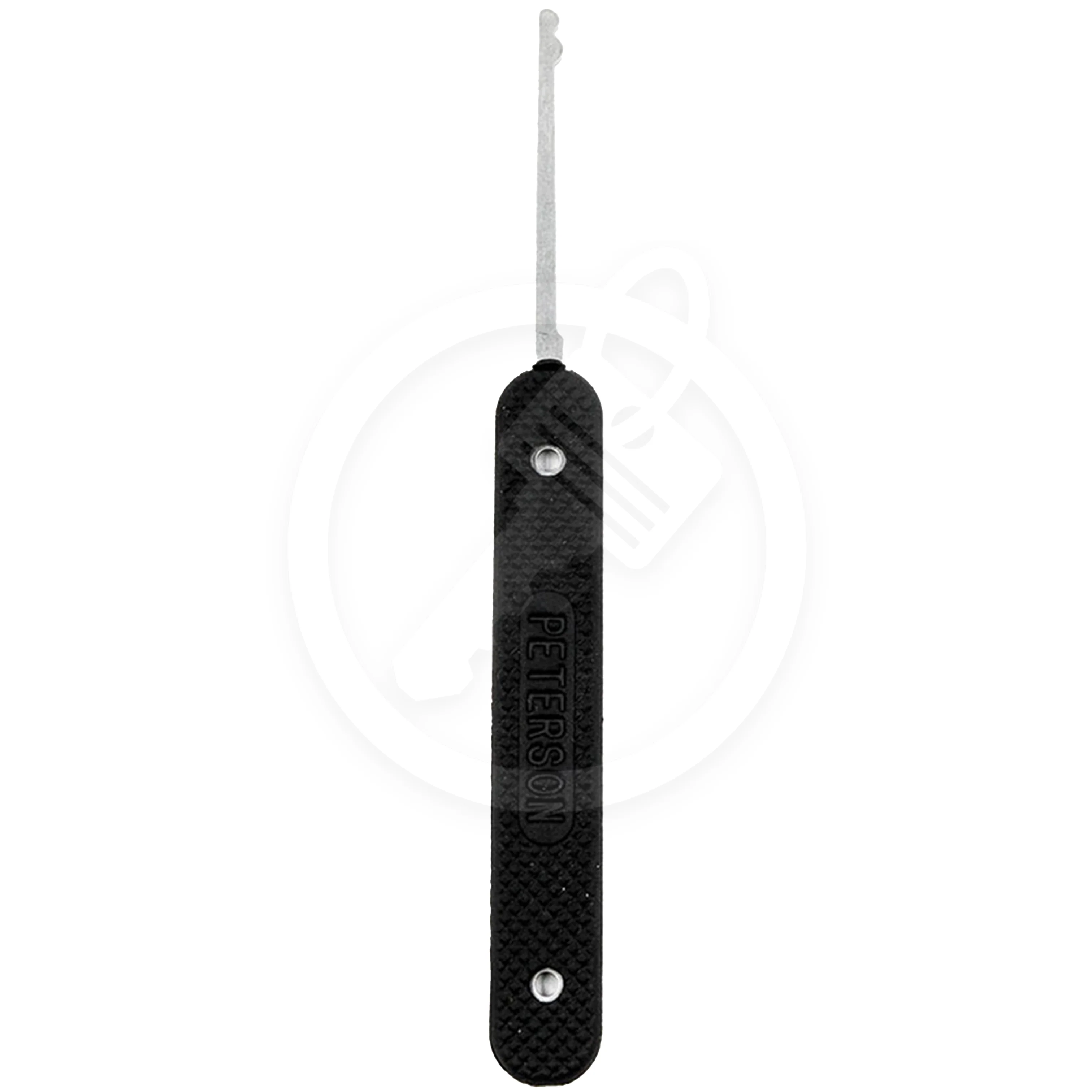 Peterson Lock Pick | Half Snowman | Government Steel with Rubber Handle