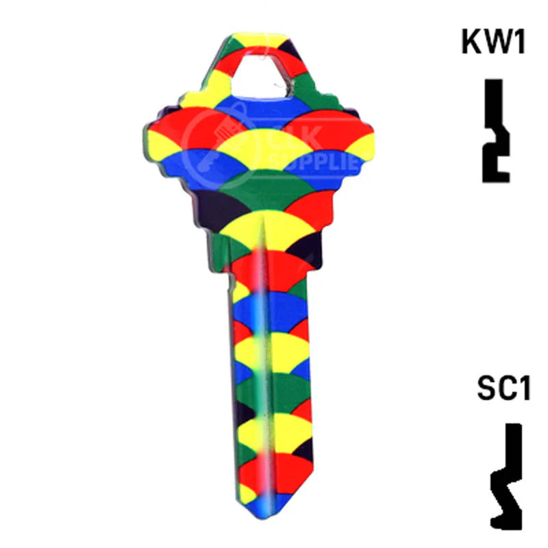 Happy Keys- Balloons Key (Choose Keyway) - Image 15