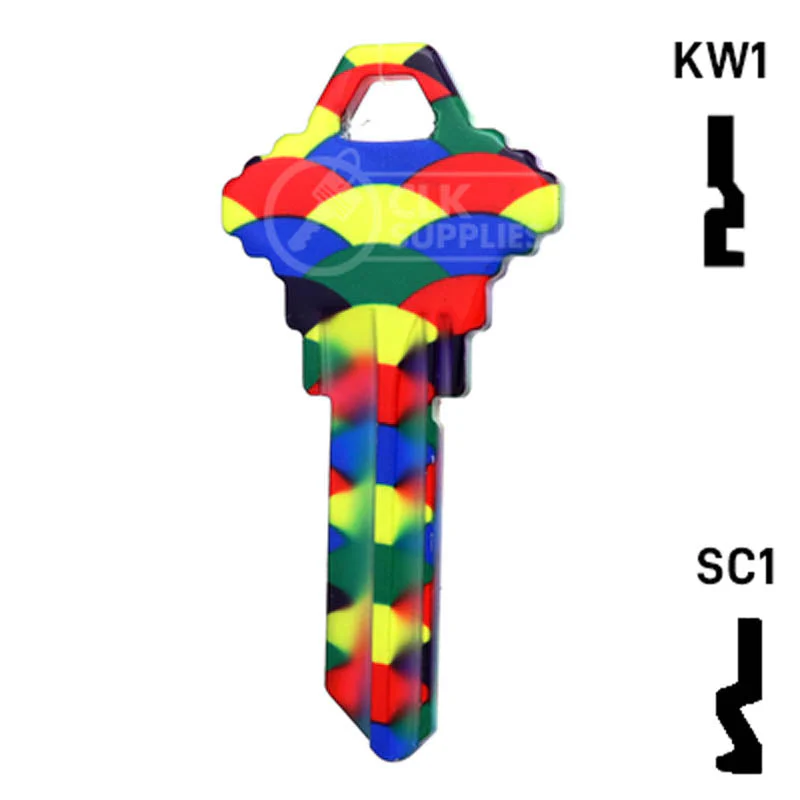 Happy Keys- Balloons Key (Choose Keyway) - Image 24