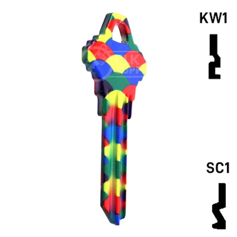Happy Keys- Balloons Key (Choose Keyway) - Image 5