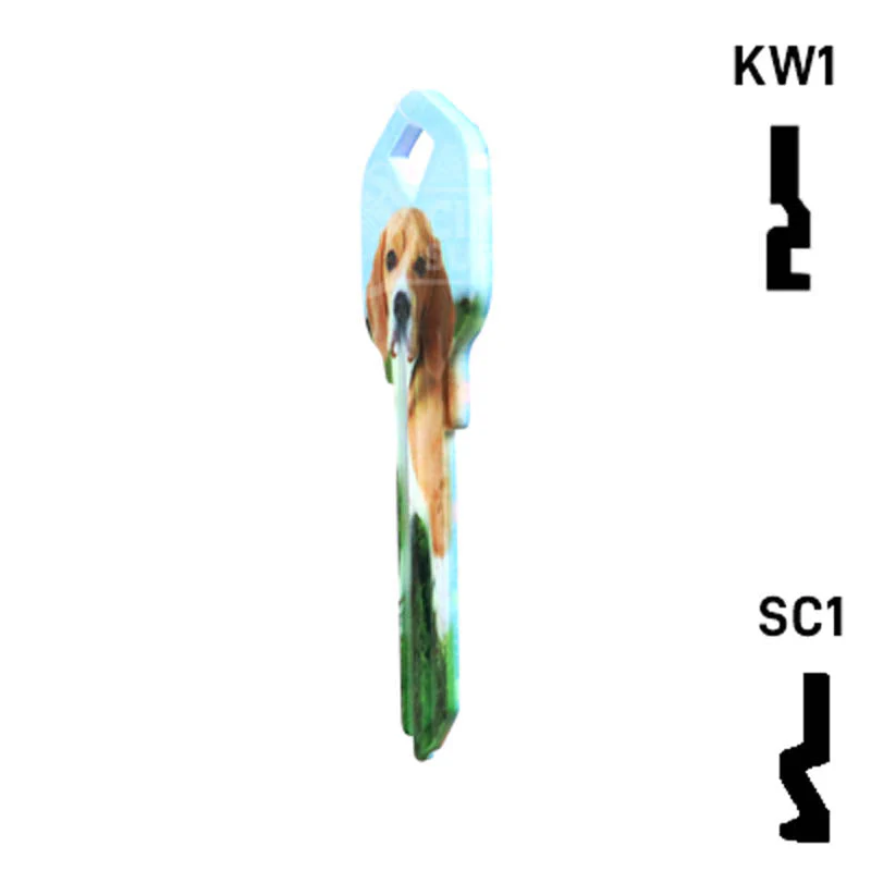 Happy Keys- Beagle Key (Choose Keyway) - Image 21