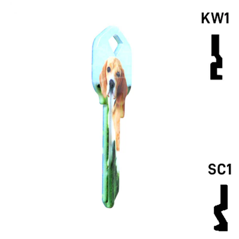Happy Keys- Beagle Key (Choose Keyway) - Image 5