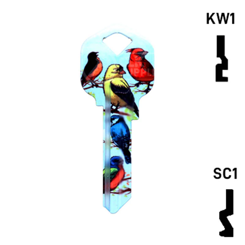 Happy Keys- Birds Key (Choose Keyway) - Image 13