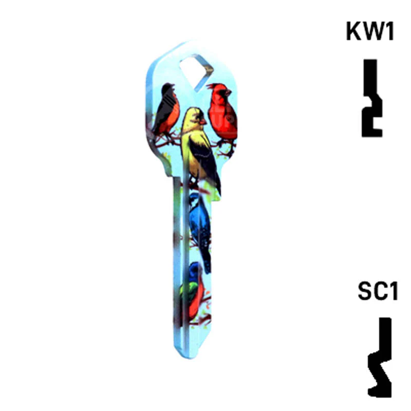 Happy Keys- Birds Key (Choose Keyway) - Image 16