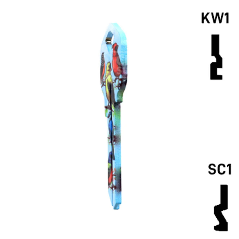 Happy Keys- Birds Key (Choose Keyway) - Image 20
