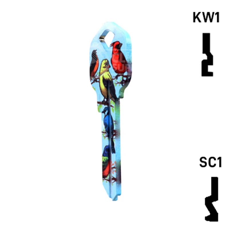 Happy Keys- Birds Key (Choose Keyway) - Image 21
