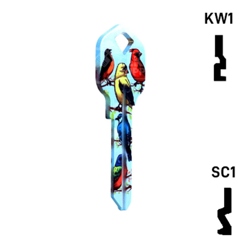 Happy Keys- Birds Key (Choose Keyway) - Image 4