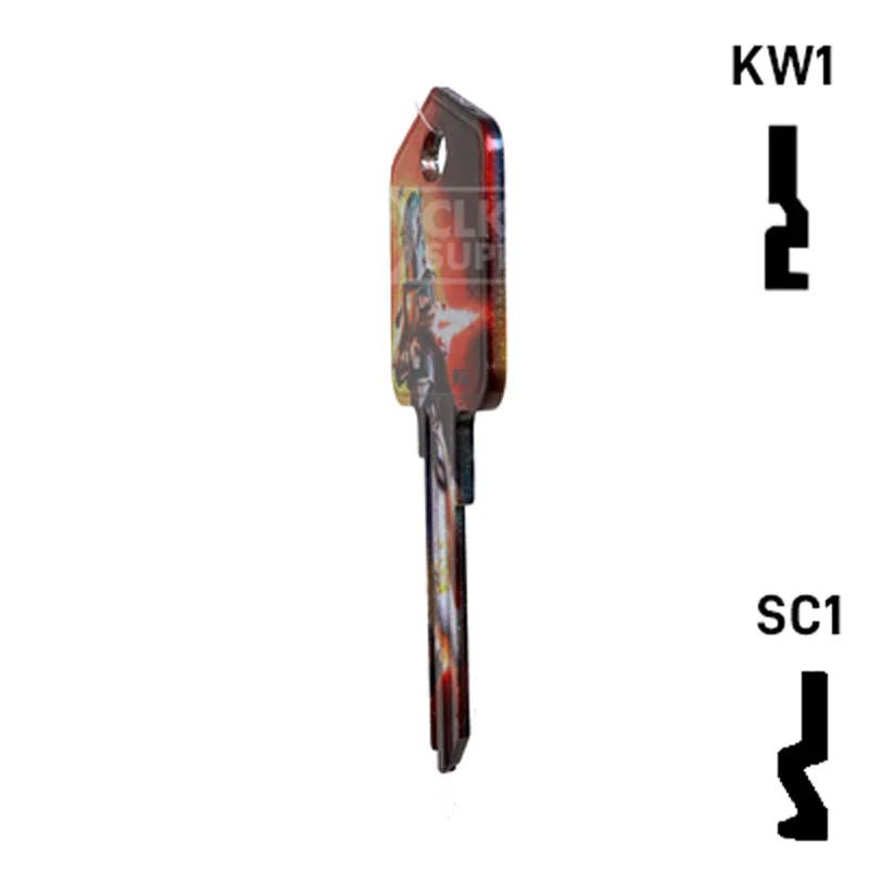 Happy Keys- Boba Fett Key (Choose Keyway) - Image 8