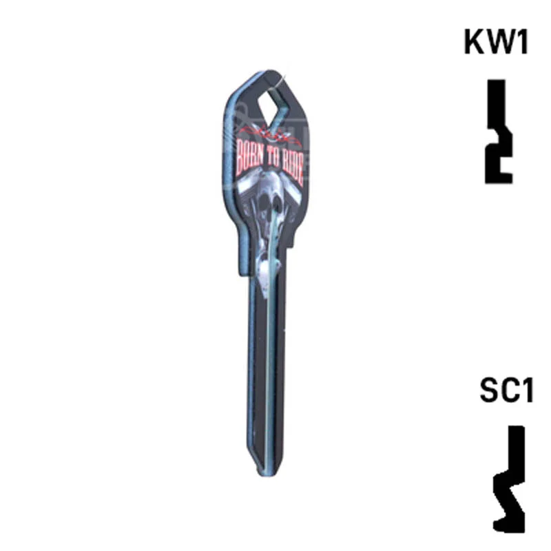 Happy Keys- Born to Ride Key (Choose Keyway) - Image 18