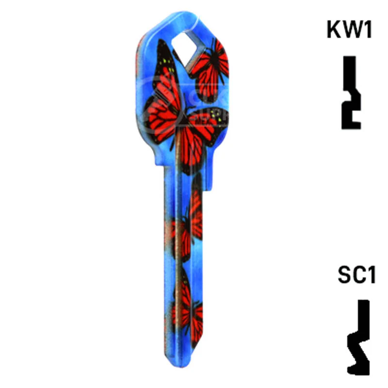 Happy Keys- Butterflies Key (Choose Keyway) - Image 17