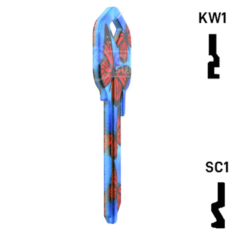 Happy Keys- Butterflies Key (Choose Keyway) - Image 18