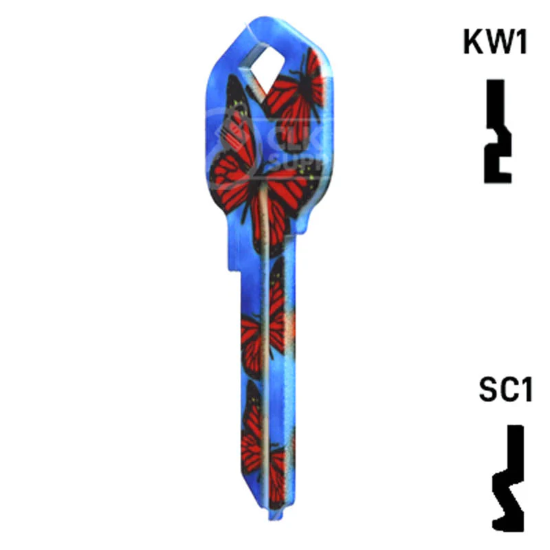 Happy Keys- Butterflies Key (Choose Keyway) - Image 22
