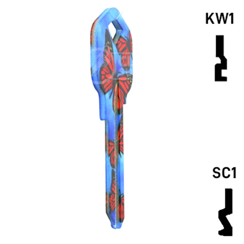 Happy Keys- Butterflies Key (Choose Keyway) - Image 6