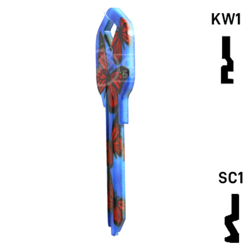 Happy Keys- Butterflies Key (Choose Keyway) - Image 9