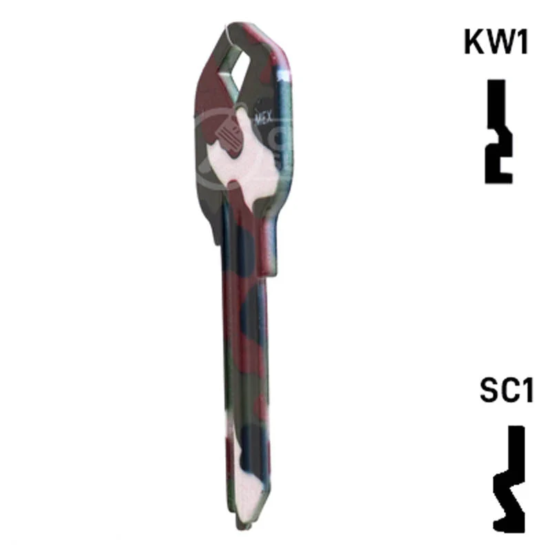 Happy Keys- Camouflage Key (Choose Keyway) - Image 9