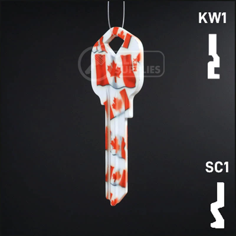 Happy Keys- Canadian Flag Key (Choose Keyway) - Image 10