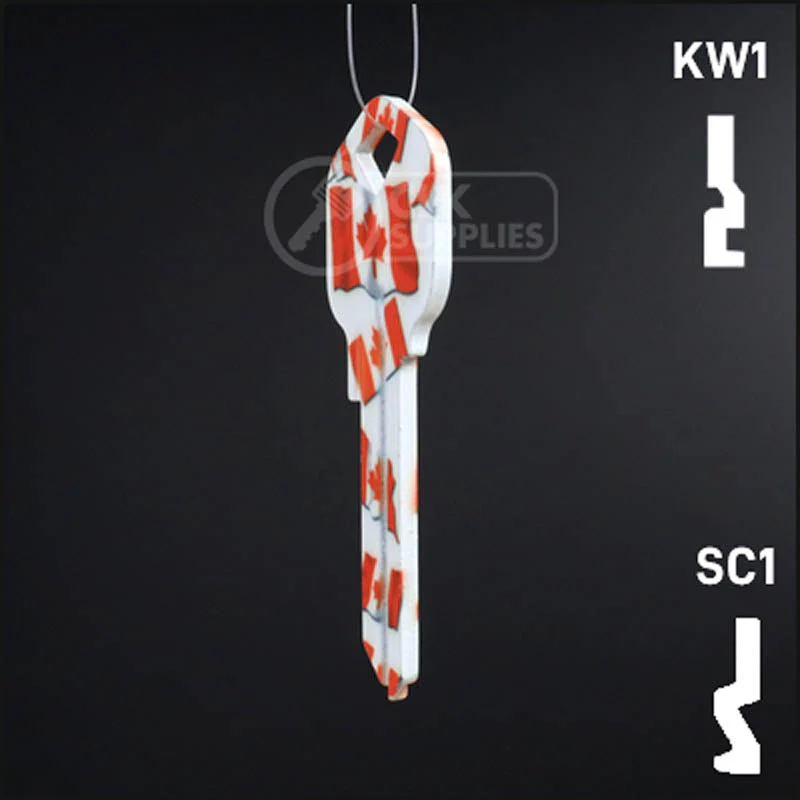 Happy Keys- Canadian Flag Key (Choose Keyway) - Image 21