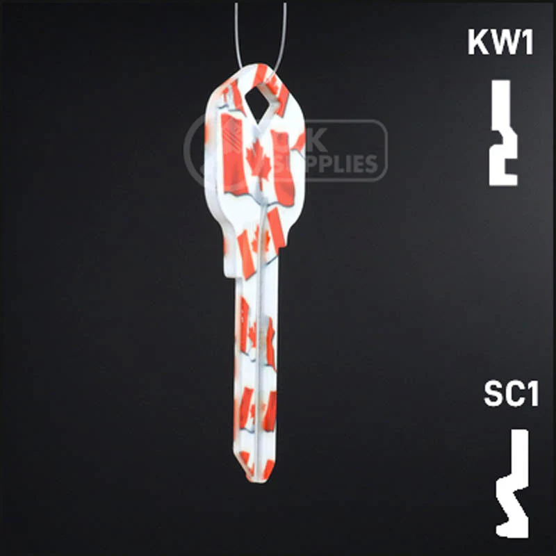 Happy Keys- Canadian Flag Key (Choose Keyway) - Image 5