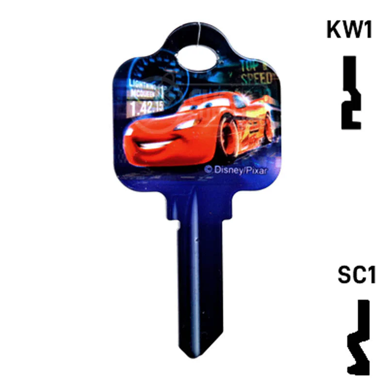 Happy Keys- Cars Key (Choose Keyway) - Image 13