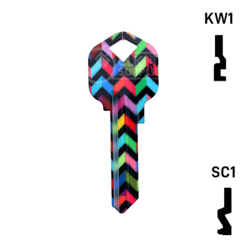 Happy Keys- Chevron Key (Choose Keyway) - Image 13