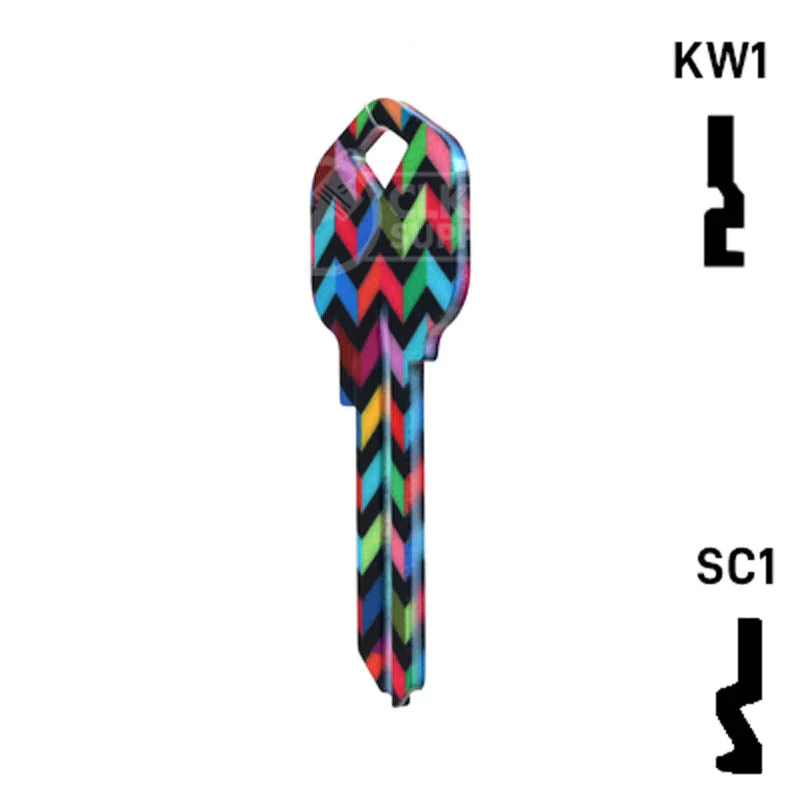 Happy Keys- Chevron Key (Choose Keyway) - Image 22