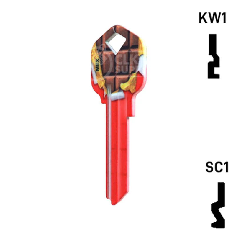 Happy Keys- Chocolate Bar Key (Choose Keyway) - Image 10