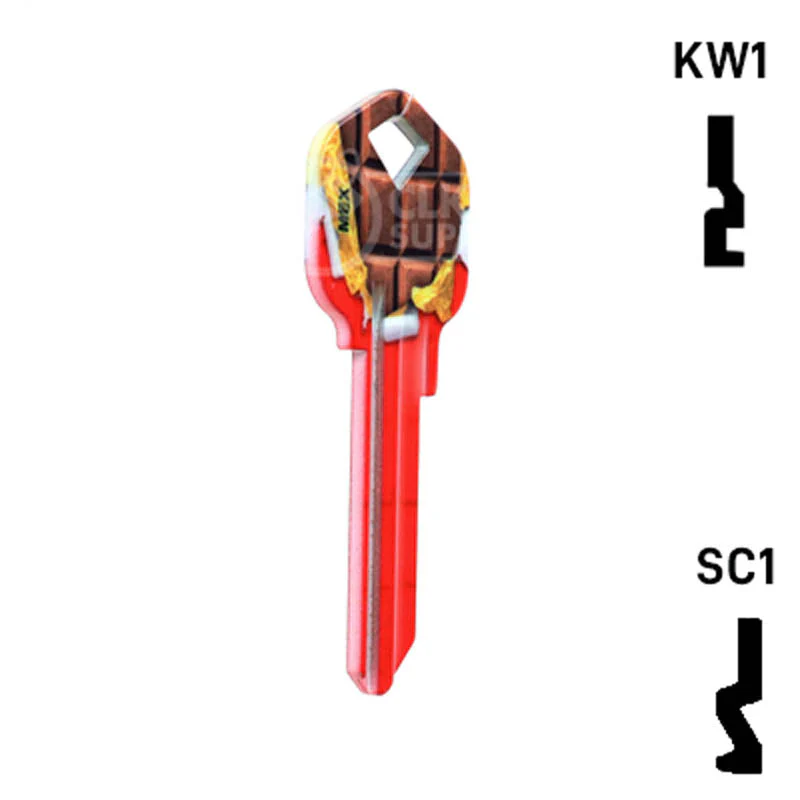 Happy Keys- Chocolate Bar Key (Choose Keyway) - Image 16