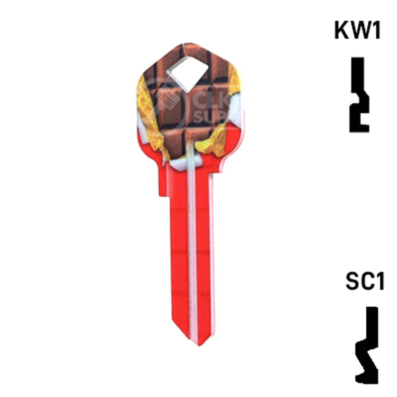 Happy Keys- Chocolate Bar Key (Choose Keyway) - Image 23